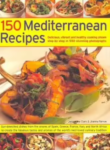 Корицата на 150 mediterranean recipes