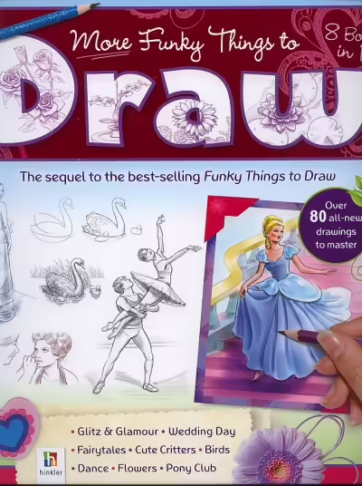 Корицата на More Funky Things to Draw