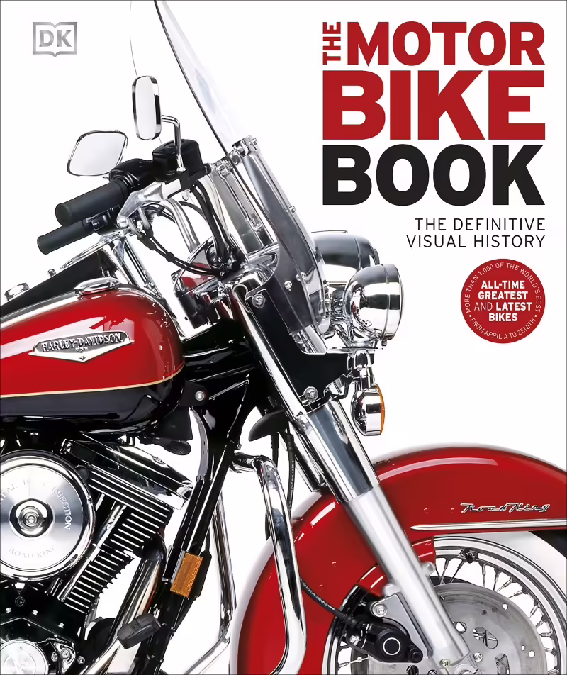 Корицата на The Motorbike Book
