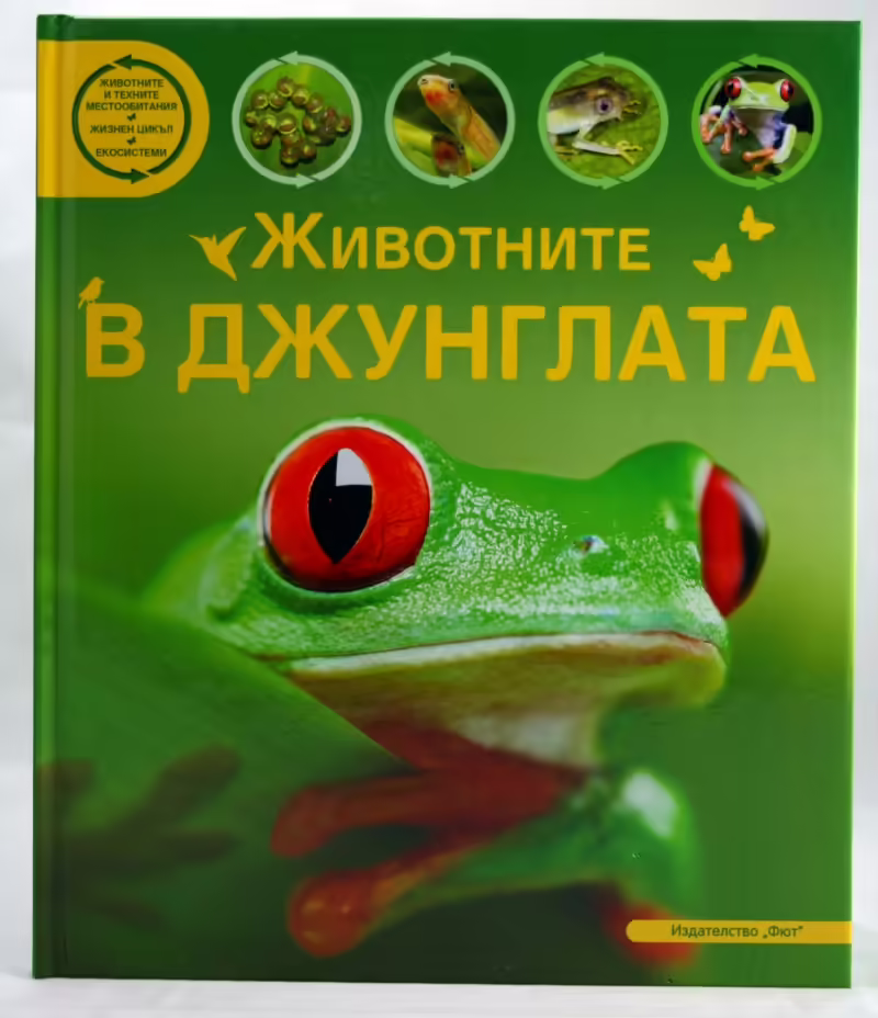 Корицата на Животните в джунглата