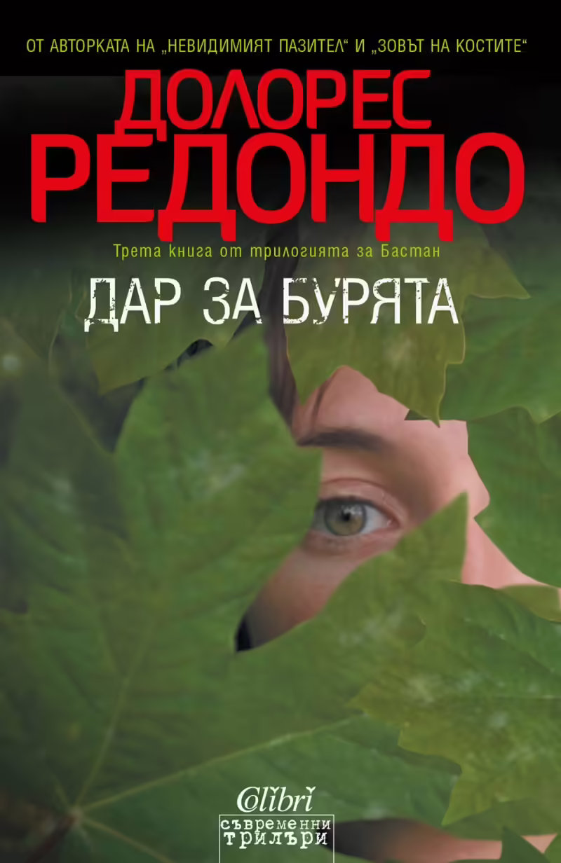 Корицата на Дар за бурята