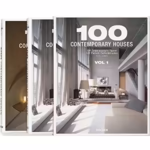 Корицата на 100 Contemporary Houses