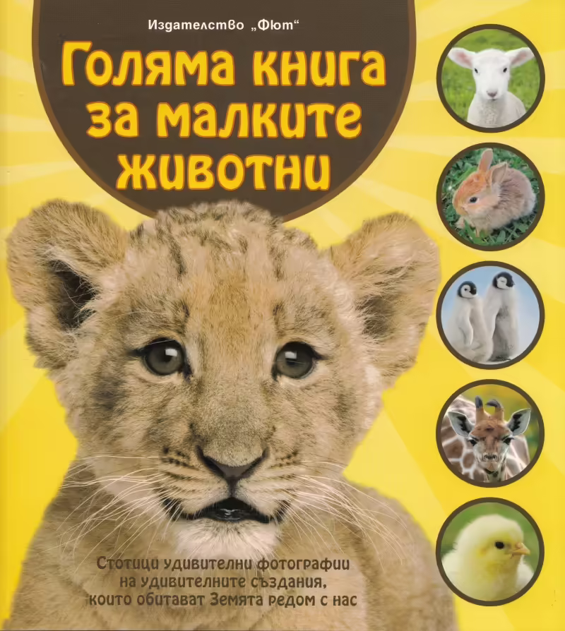 Корицата на Голяма книга за малките животни