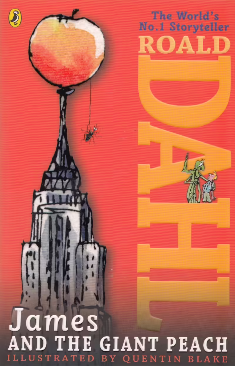Корицата на James and The Giant Peach