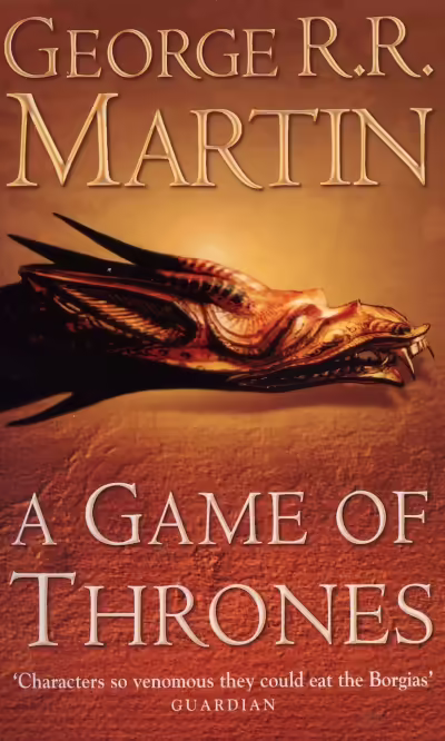 Корицата на A Game of Thrones Book One of A Song of Ice and Fire