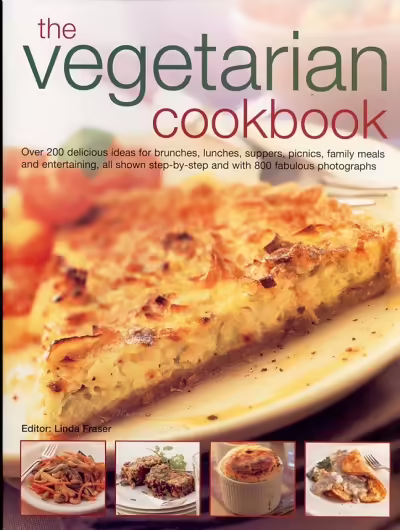 Корицата на The vegetarian cookbook